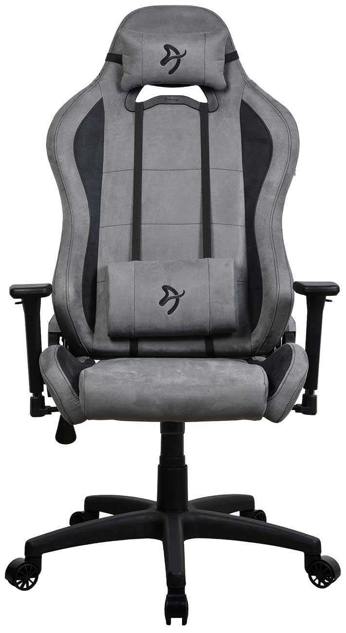 Arozzi Gaming Chair Torretta 2023 Edition Soft Fabric in Ash Finish - TORRETTA-SFB-ASH2 - image 1