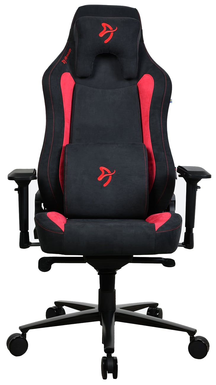 Arozzi Gaming Chair Vernazza Series Standard Supersoft in Black and Red PU Leather Finish - VERNAZZA-SPSF - image 1