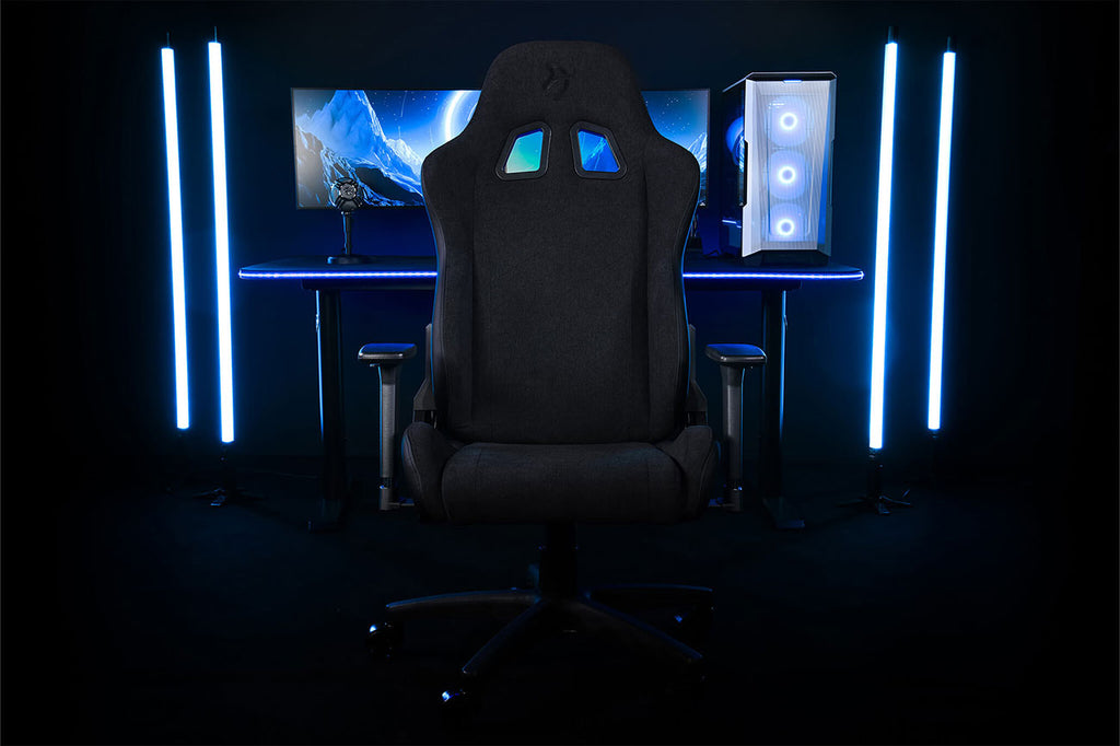 Arozzi Avanti Soft Fabric Gaming Chair in Pure Black - AVANTI-SFB-PBK - image 7