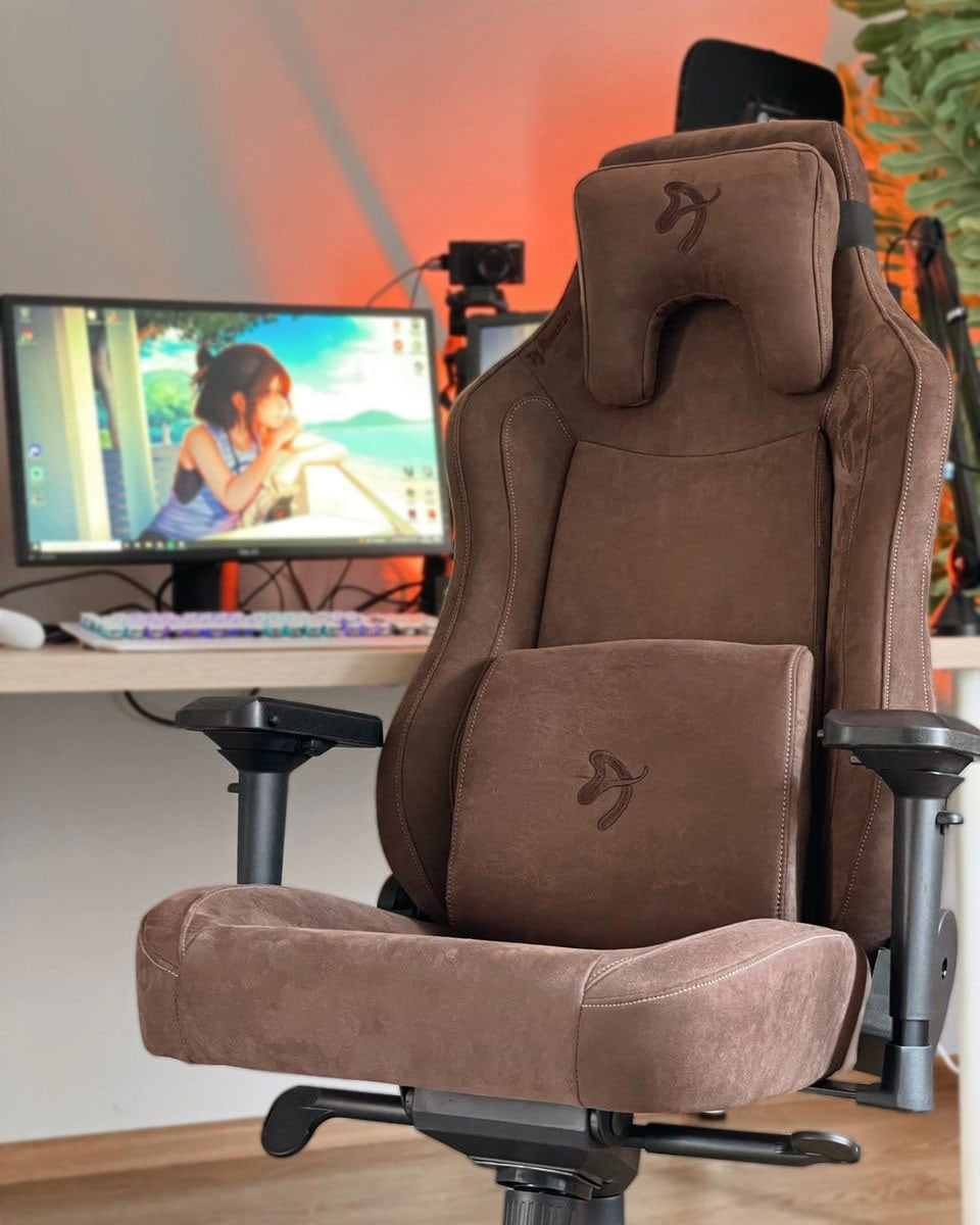 Arozzi Vernazza Series Standard Supersoft Gaming Chair in Brown - VERNAZZA-SPSF-BWN - image 9