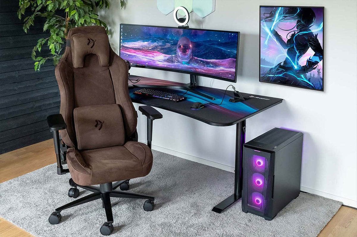 Arozzi Vernazza Series Standard Supersoft Gaming Chair in Brown - VERNAZZA-SPSF-BWN - image 6