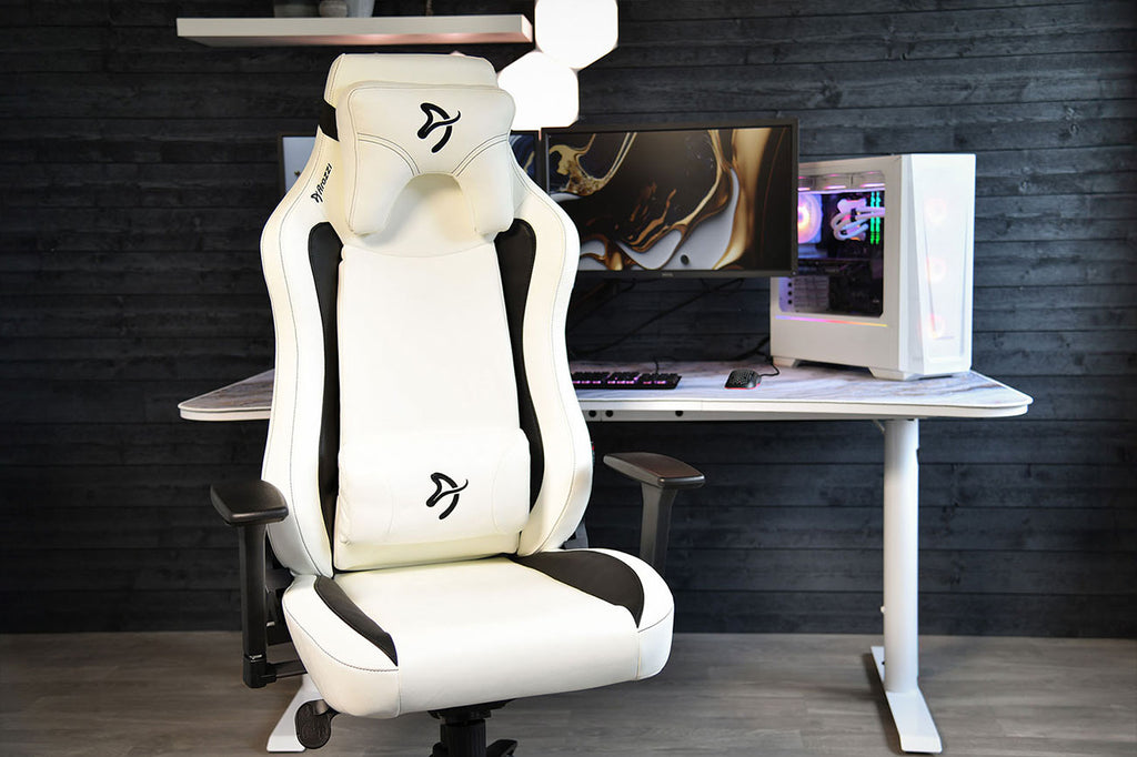 Arozzi Vernazza Series Standard SoftPU Leather Gaming Chair in White - VERNAZZA-SPU-WT - image 6