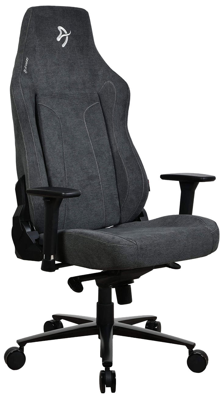 Arozzi Vernazza Series Extra Large Soft Fabric Gaming Chair in Dark Grey - VERNAZZA-XL-SFB-DG - image 3