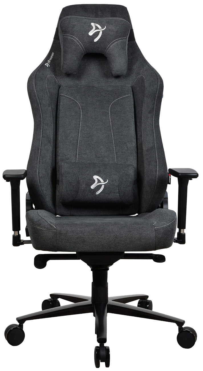 Arozzi Vernazza Series Extra Large Soft Fabric Gaming Chair in Dark Grey - VERNAZZA-XL-SFB-DG - image 1