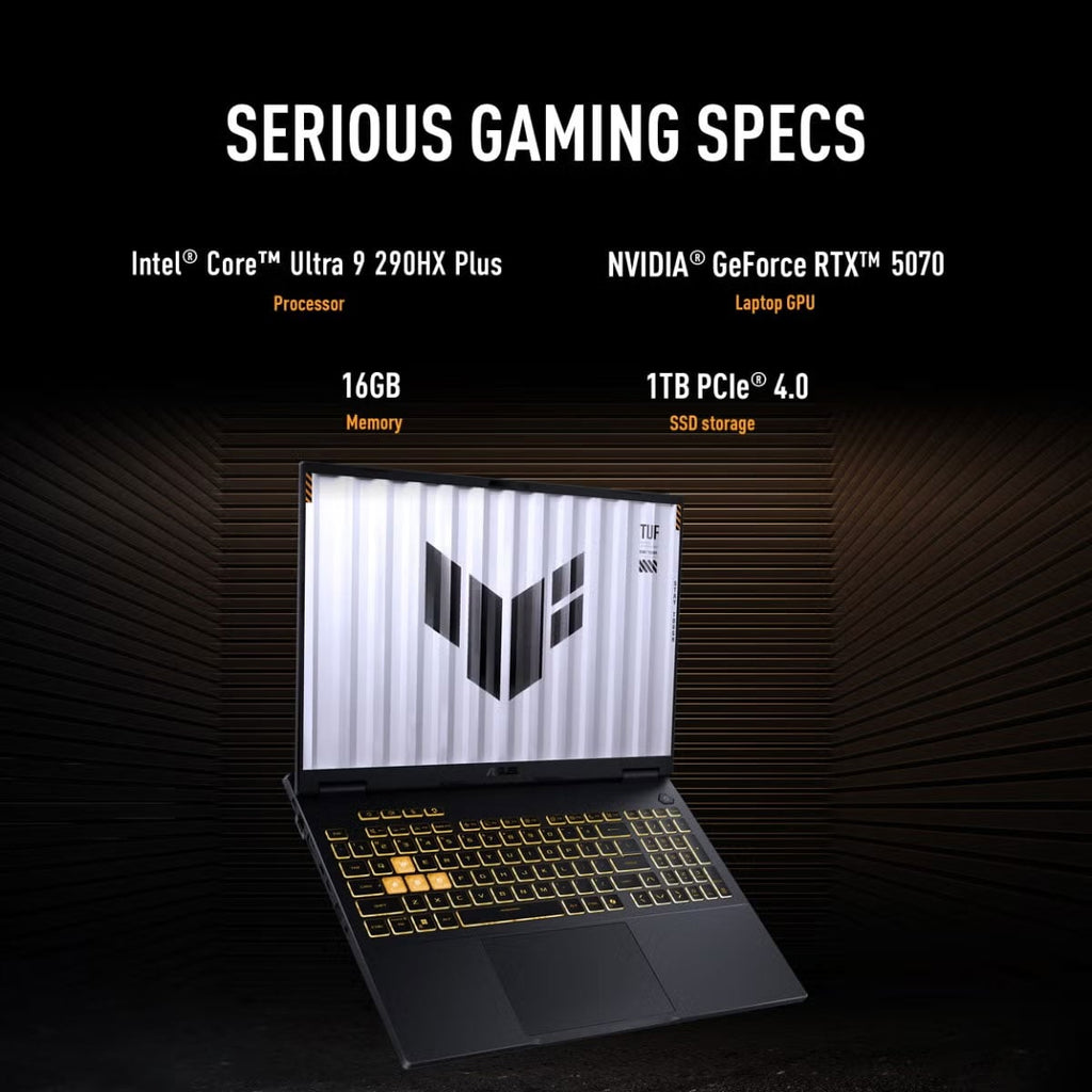 ASUS TUF Gaming F16 Gaming Laptop 16-Inch Intel Core 9 290HX Plus 16GB RAM 1TB SSD, NVIDIA GeForce RTX 50 - image 6