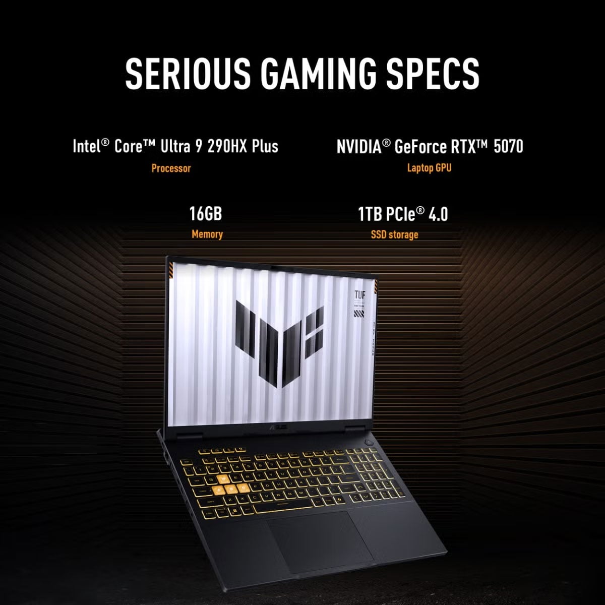ASUS TUF Gaming F16 Gaming Laptop 16-Inch Intel Core 9 290HX Plus 16GB RAM 1TB SSD, NVIDIA GeForce RTX 50 - image 6