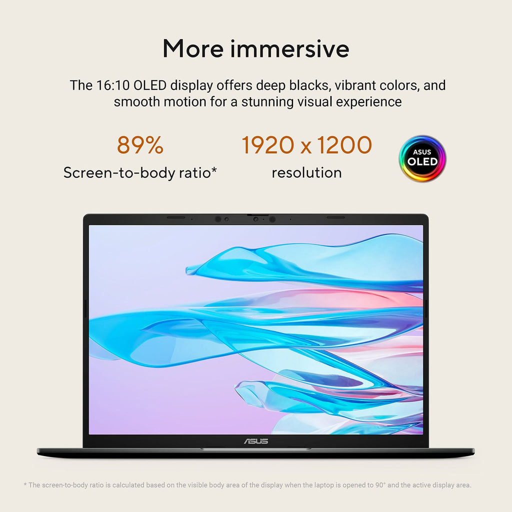 ASUS Vivobook S16 Laptop 16-Inch Intel Core Ultra 9 386H 32GB RAM 1TB SSD in Matte Gray - S3607AA-DS99 - image 7
