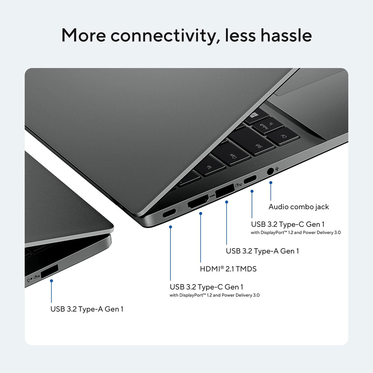 ASUS Vivobook S14 Laptop 14-Inch Intel Core Ultra 7 355 32GB RAM 1TB SSD in Matte Gray - S3407AA-DS77 - image 7
