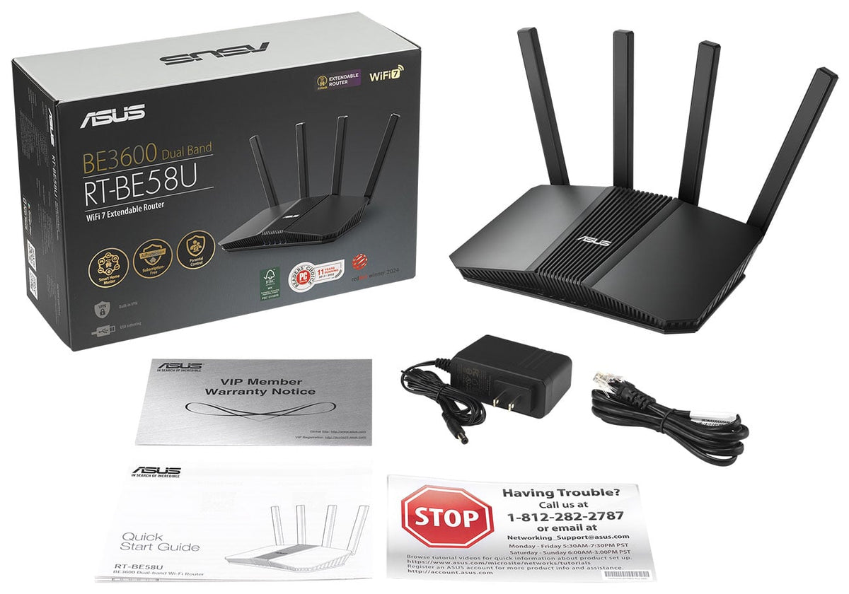 ASUS Dual-band WiFi 7 Ethernet Wireless Router - RT-BE58U - image 5