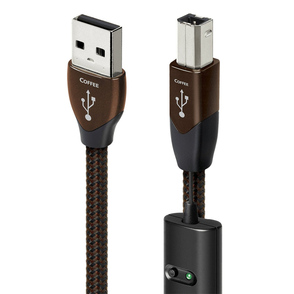 AudioQuest 1.5 Meters Coffee USB-A to B High-Definition Audio Cable - 65-090-13 - 65-090-13 - image 1