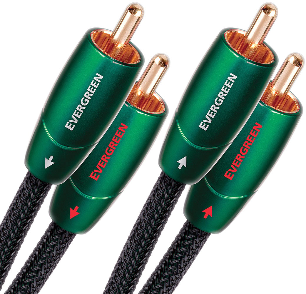 AudioQuest 5 M/16.4 Ft RCA To RCA Cable - EVERGREEN5M - image 1