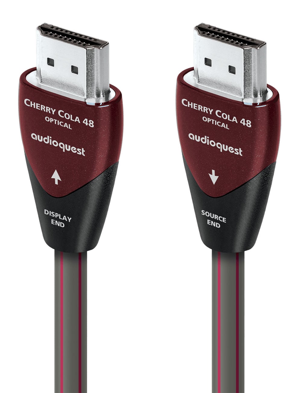 AudioQuest 49.2 Feet Cherry Cola HDMI Hybrid Active Optical Cable - HDMICHERRYCOLA15M - image 1
