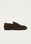 Aven Suede-Loafer aus braunem Leder