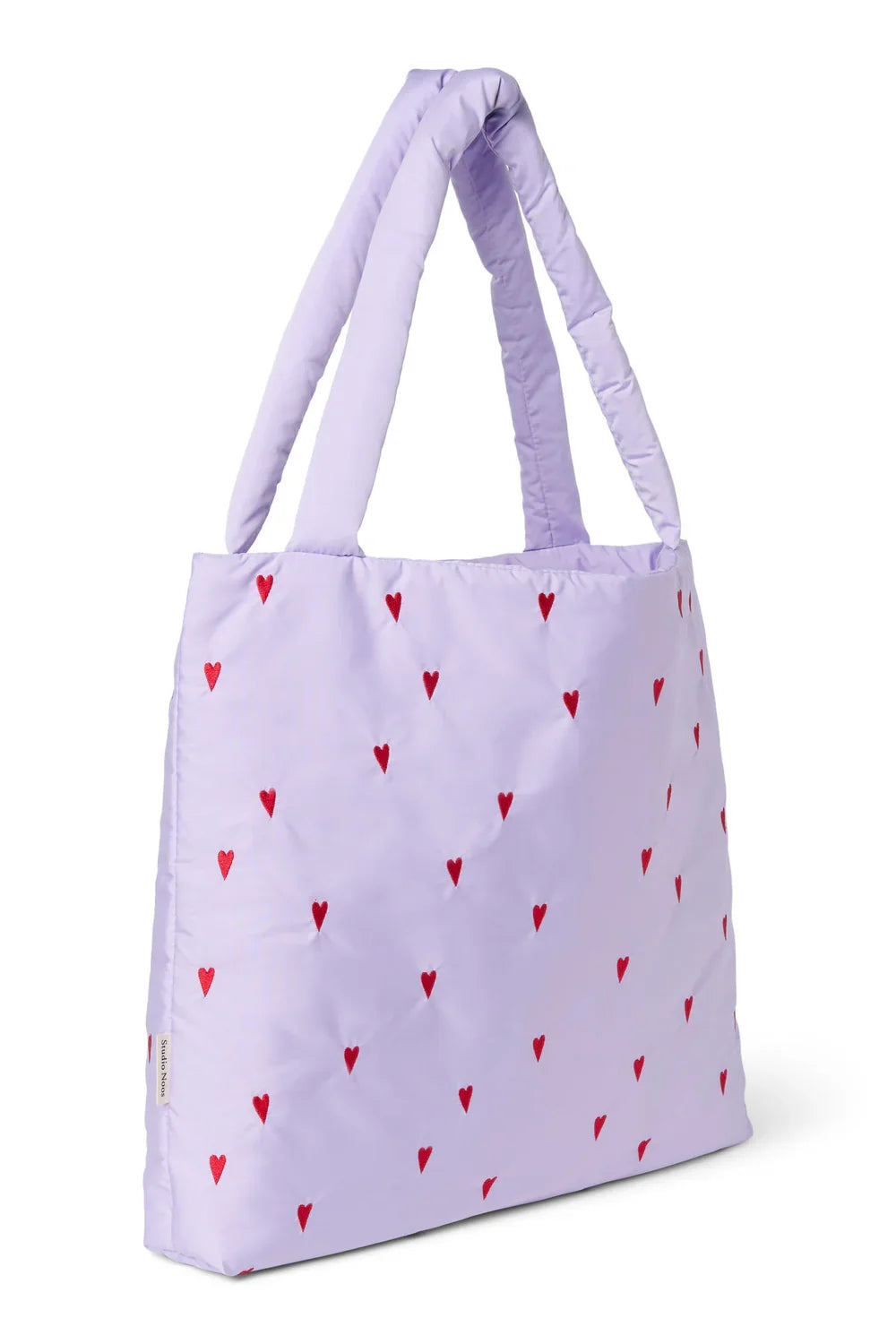 Blaue, voluminöse Mama-Tasche
