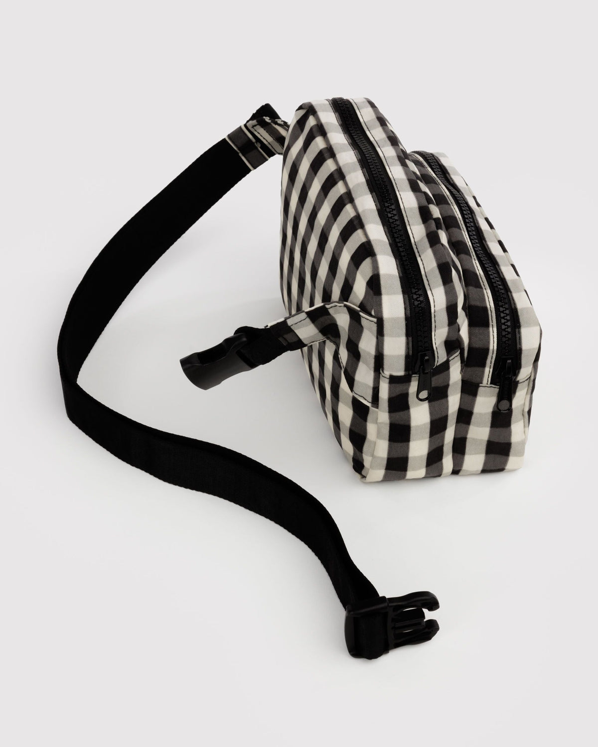Fanny Pack - Black and Cream Gingham - image 3