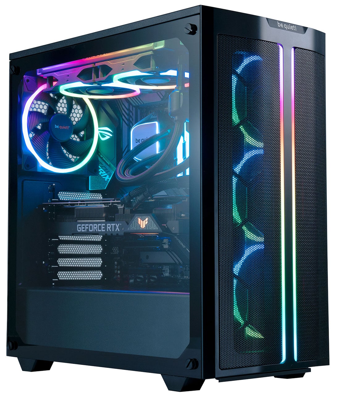 be quiet! LIGHT WINGS 140mm PWM Gaming Desktop Case Fan RGB in Black (Each) - BL074 - image 5