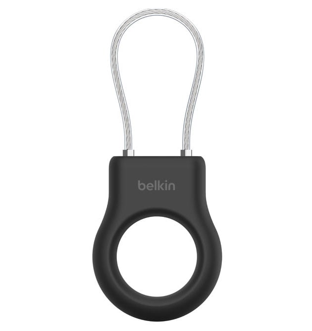 Belkin Apple AirTag Black Secure Holder With Wire Cable - MSC009BTBK - image 1
