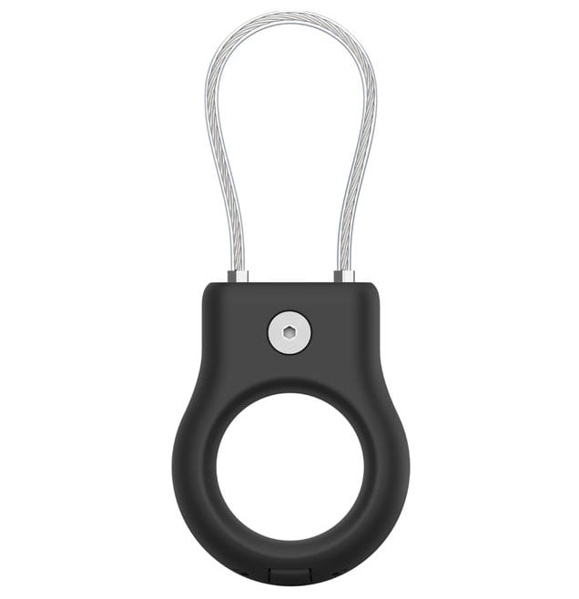 Belkin Apple AirTag Black Secure Holder With Wire Cable - MSC009BTBK - image 2