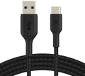 Belkin BoostCharge 6.6-Feet USB-C to USB-A Cable Braided in Black - CAB002BT2MBK - image 1