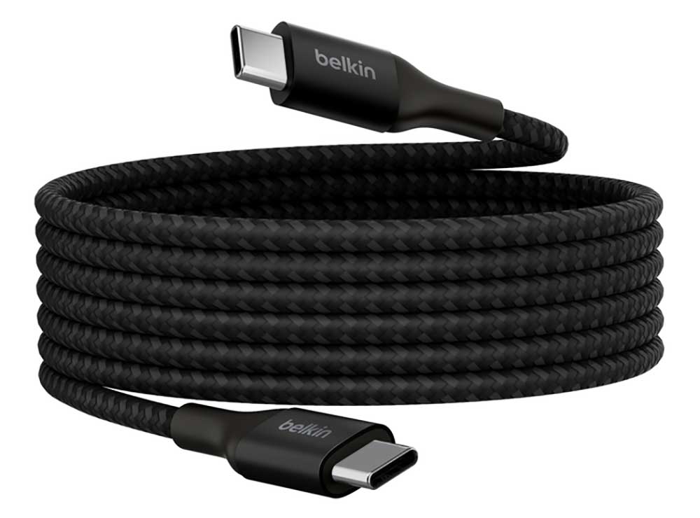 Belkin BOOST CHARGE 6.6 Ft. USB-C To USB-C Cable in Black - CAB015BT2MBK - image 5