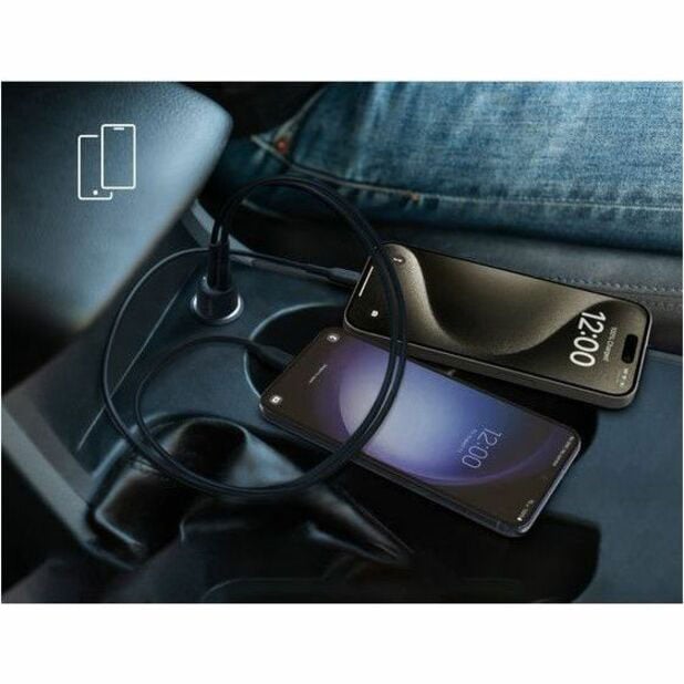 Belkin BoostCharge Dual Car Charger 42W in Black - CCB005BTBK - image 5