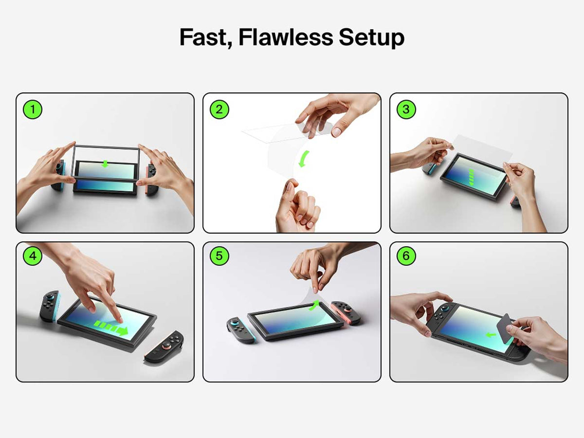 Belkin ScreenForce TemperedGlass Anti-Reflective Screen Protector for Nintendo Switch 2 - ENA004FQ - image 12