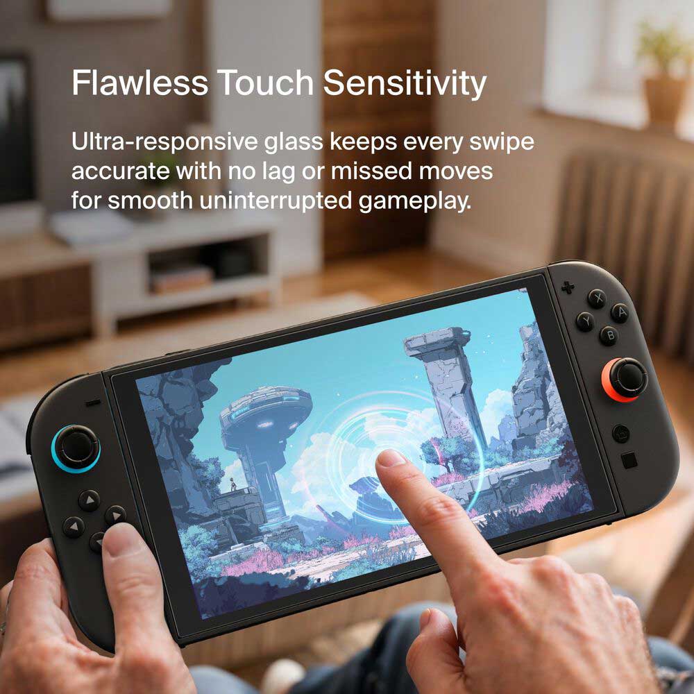 Belkin ScreenForce TemperedGlass Anti-Reflective Screen Protector for Nintendo Switch 2 - ENA004FQ - image 11