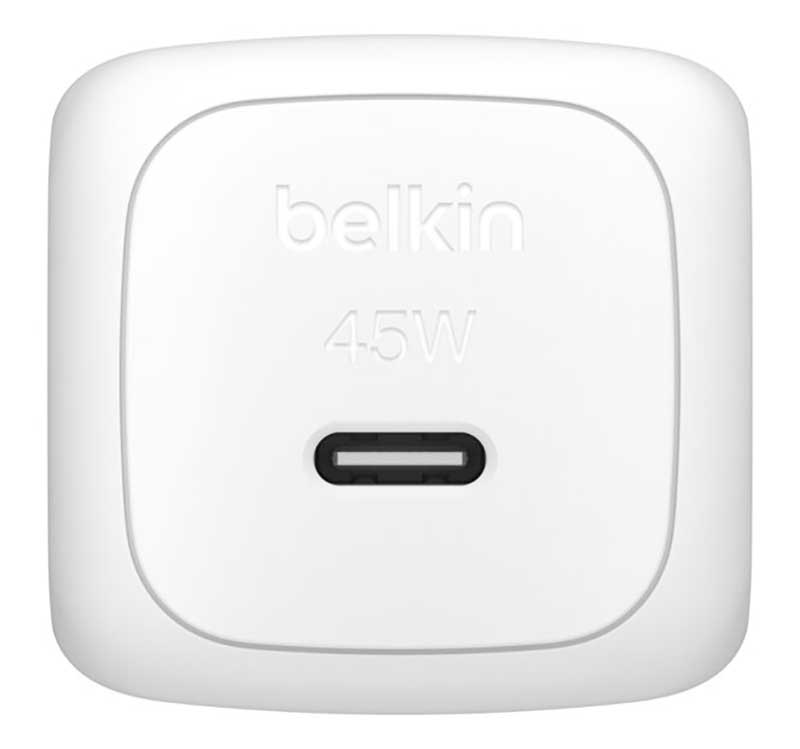 Belkin BoostCharge Compact USB-C Wall Charger 45W in White - WCA013DQWH - image 3