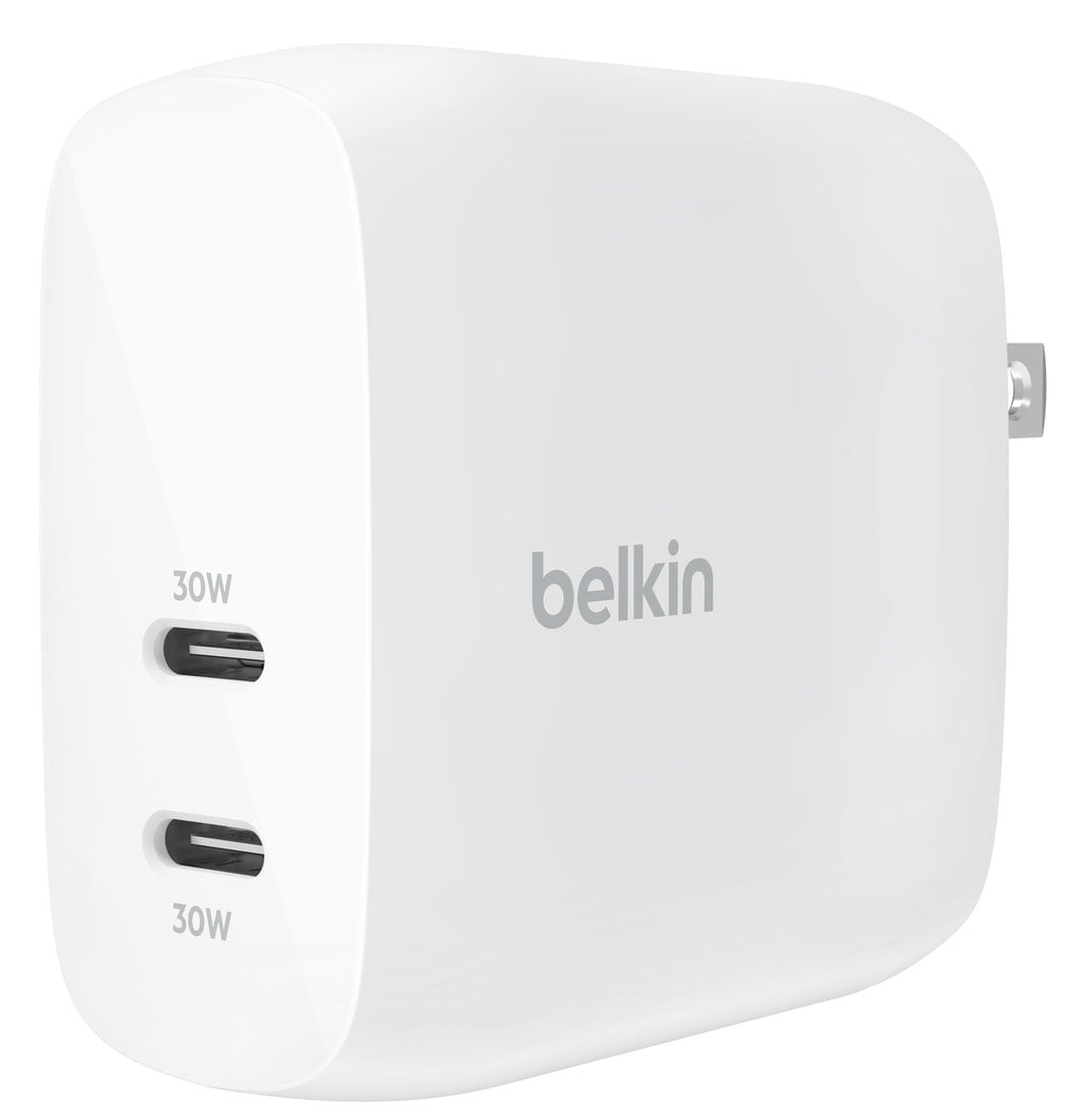 Belkin BoostCharge Pro USB-C Wall Charger with PPS 60W in White - WCB010DQWH - image 1
