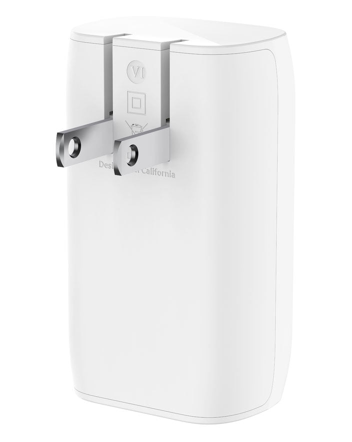 Belkin BoostCharge Wall Charger 3 Port USB-C with PPS 67W in White - WCC002DQWH - image 2