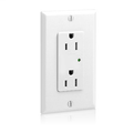 Leviton White Surge Protected Receptacle - 5280W - image 1