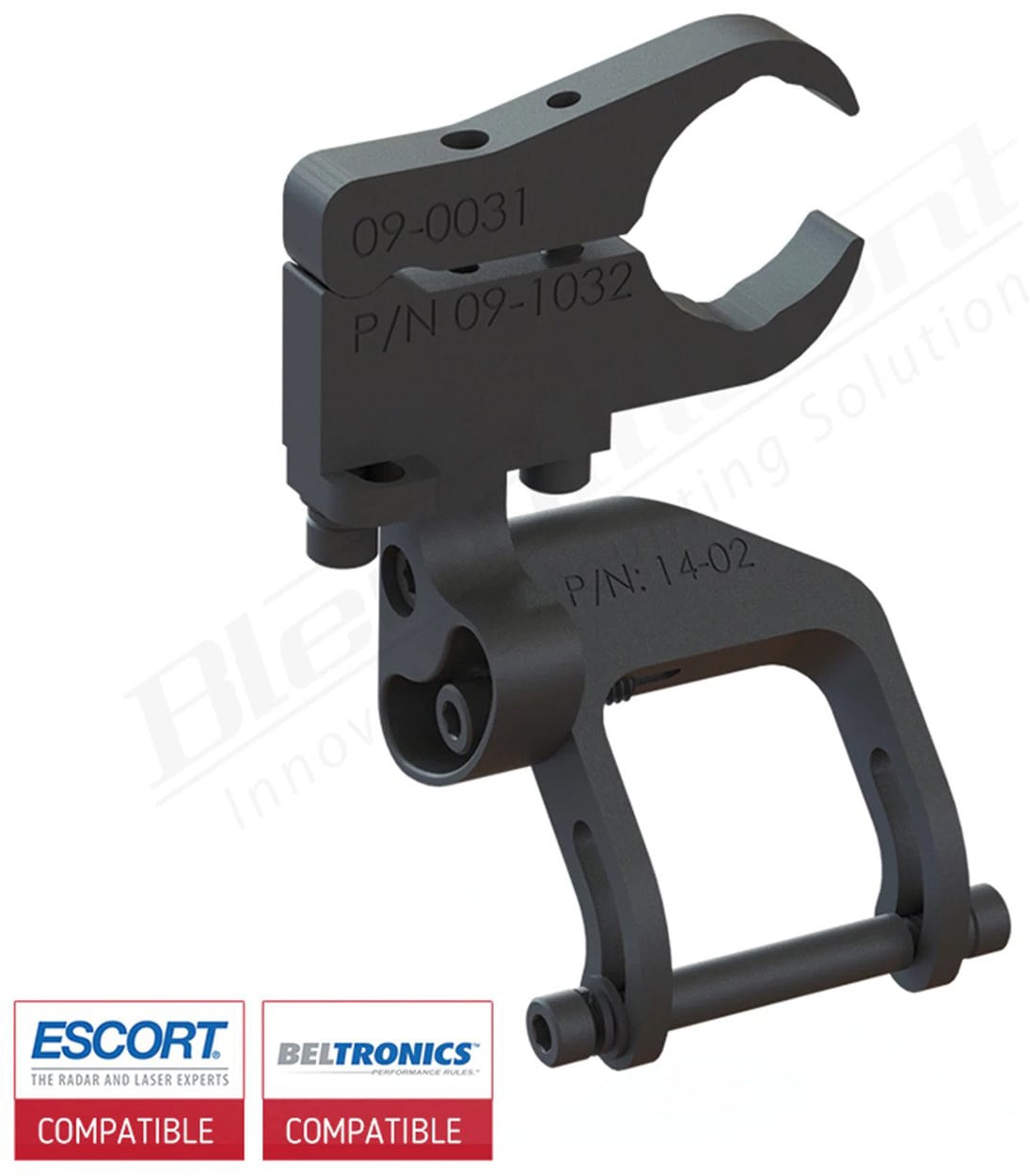 BlendMount Aluminum Radar Detector Mount Compatible w/ EZ Mag Mount Custom Fit - BMG-3032 - image 1