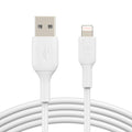 Belkin BOOST CHARGE 3.3 Foot White Lightning To USB-A Cable - CAA001BT1MWH - image 1