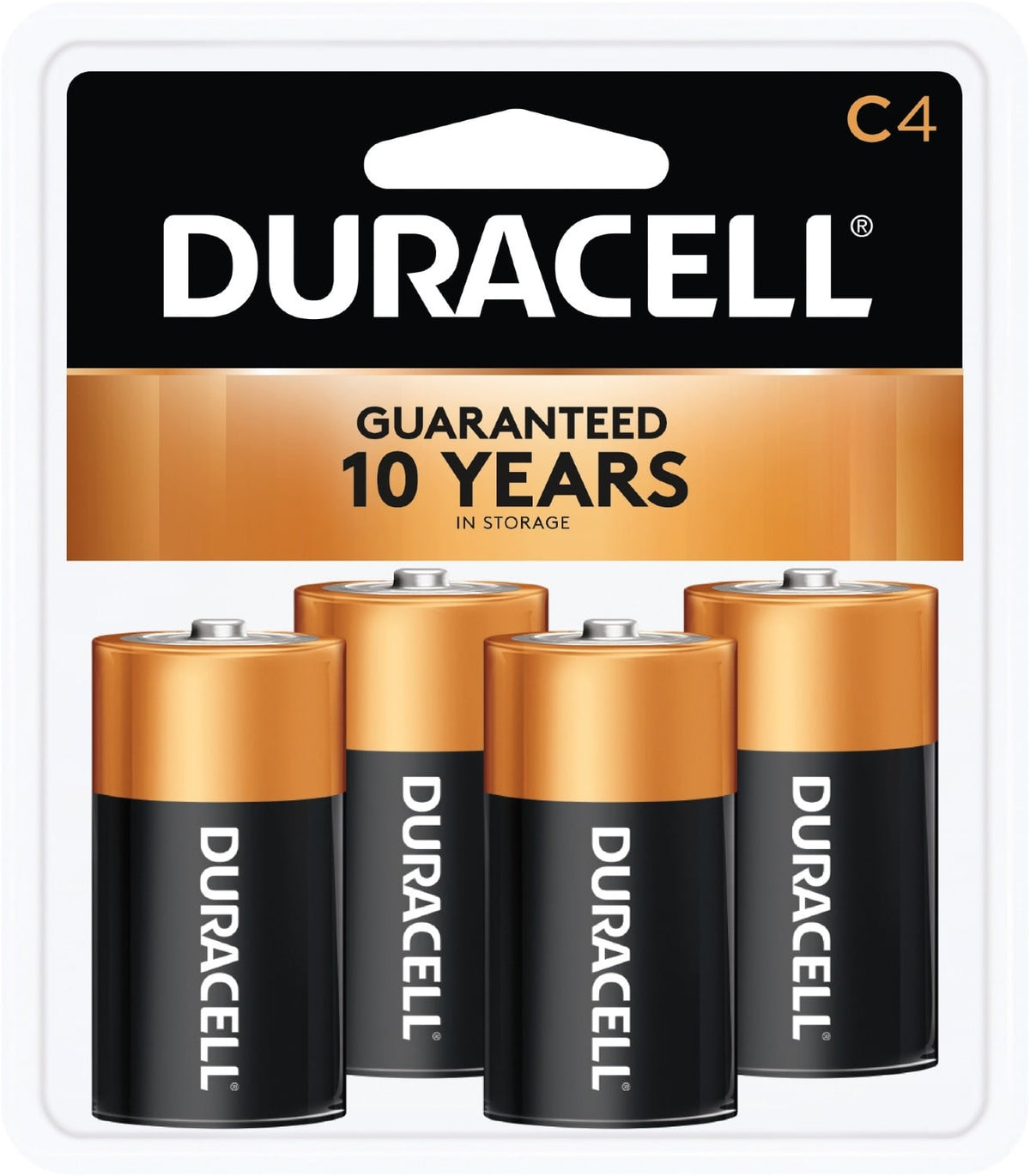 Duracell Coppertop C Alkaline Battery 4 Pack - MN1400R4ZX17-40417 - image 1