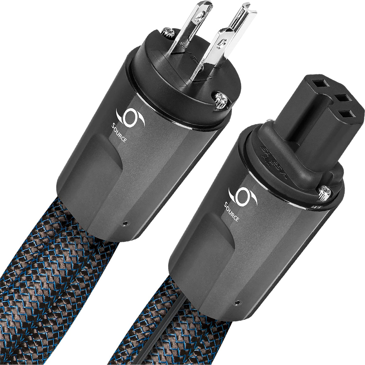 AudioQuest Hurricane 6.5 Feet 15A Low-Z Noise-Dissipation 3 Pole AC Power Cable - HURRICANE2M15A - image 1