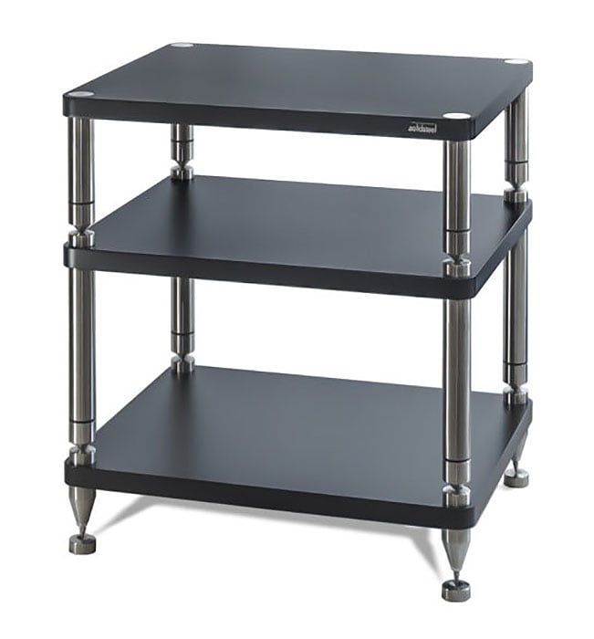 Solidsteel Flat Black High-End Audio Rack - HY-3 - image 1