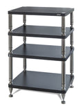 Solidsteel Flat Black High-End Audio Rack - HY-4 - image 1