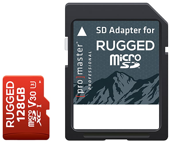 ProMaster Professional 128GB microSDXC V30 Rugged Memory Card - PRO5379 - image 1