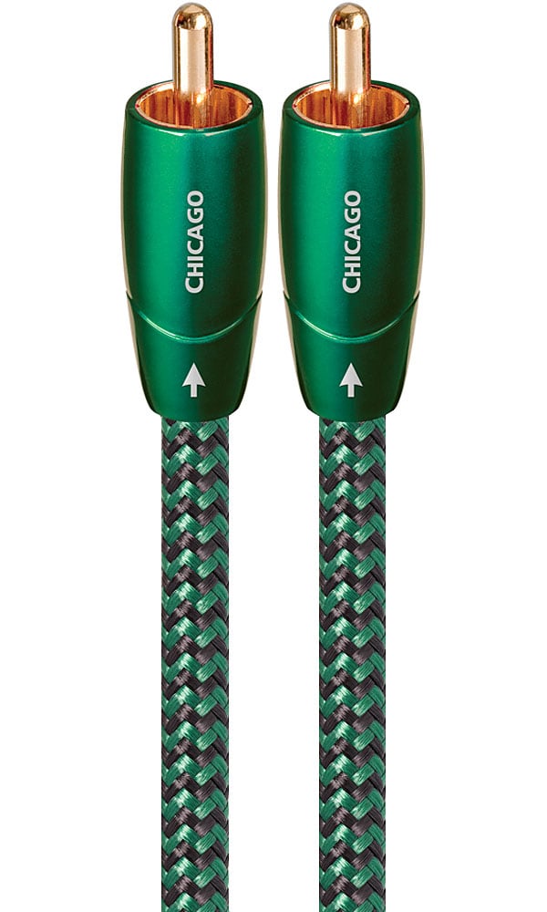AudioQuest 3.3 Feet Chicago Interconnect Cable (Pair) - CHICAGO1M - image 1