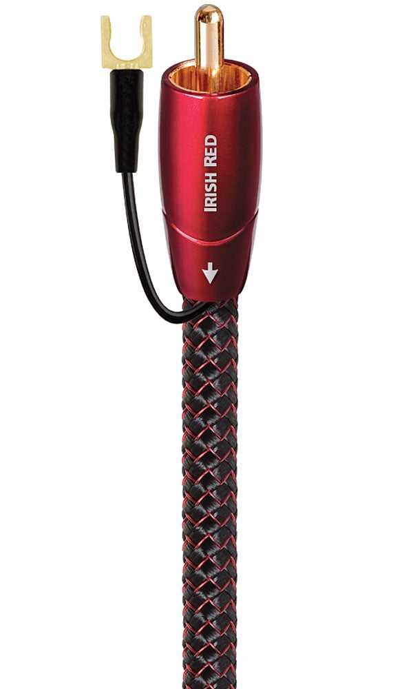 AudioQuest 6.6 Feet Irish Red Subwoofer Cable - IRISHRED2M - image 1