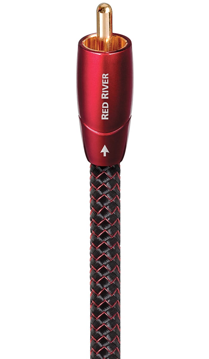 AudioQuest 19.7 Feet Red River RCA Interconnect Cable - REDRIVER6MRCASINGLE - image 1