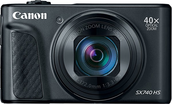 Canon PowerShot SX740 HS Black 20.3 Megapixel Digital Camera - 2955C001 - image 1
