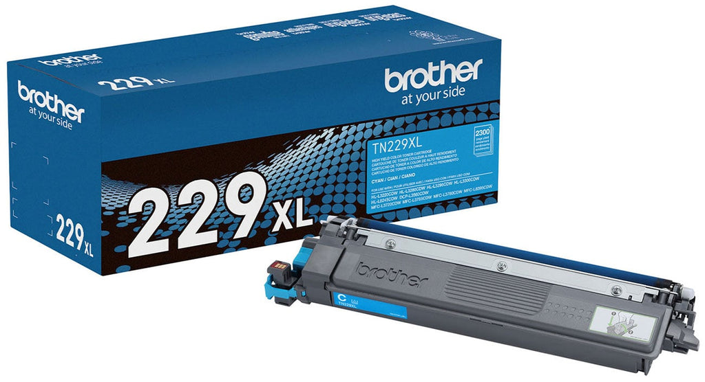 Brother Toner Cartridge High Yield for Laser Printers in Cyan - TN229XLC - image 1