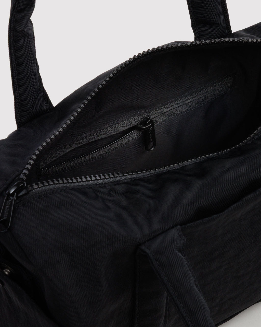 Nylon Duffle Bag - Black - image 5