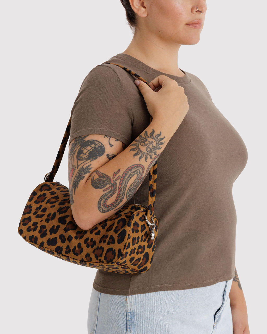 Nylon Loaf Bag - Leopard - image 2