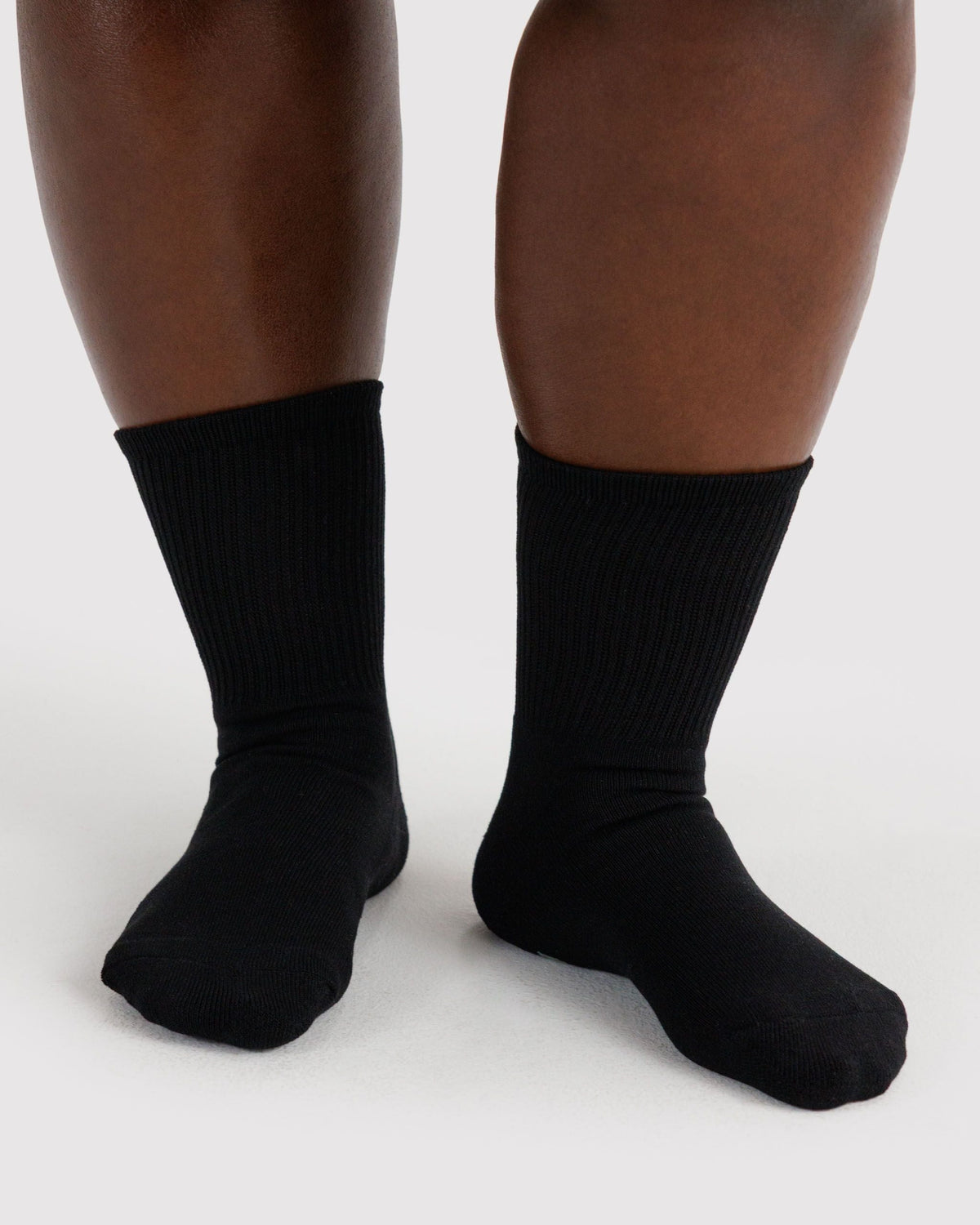Ribbed Sock - Black - image 2