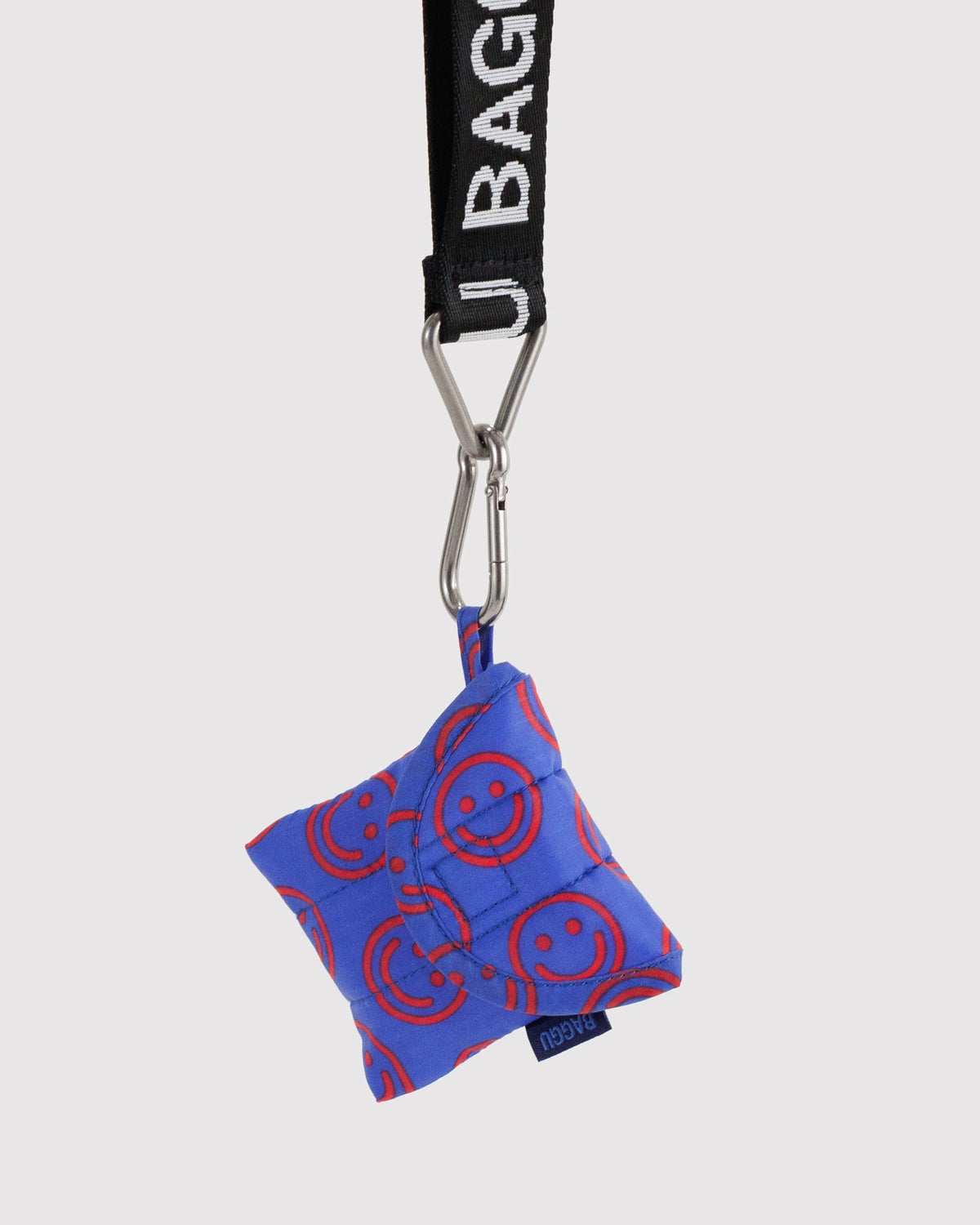 Puffy Earbuds Case - Mini Cobalt Happy - image 3