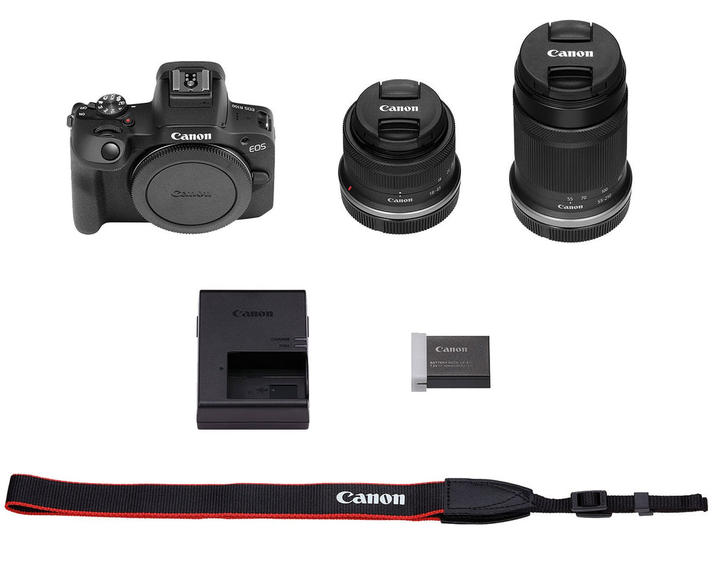 Canon EOS R100 RF-S18-45mm F4.5-6.3 IS STM & RF-S55-210mm F5-7.1 IS STM Lens Kit - 6052C022 - image 7