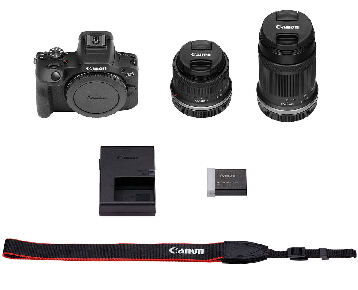 Canon EOS R100 RF-S18-45mm F4.5-6.3 IS STM & RF-S55-210mm F5-7.1 IS STM Lens Kit - 6052C022 - image 7
