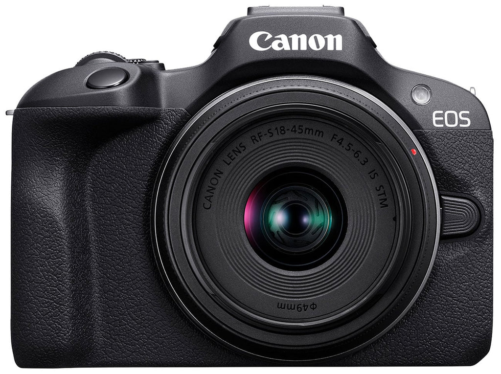 Canon EOS R100 RF-S18-45mm F4.5-6.3 IS STM & RF-S55-210mm F5-7.1 IS STM Lens Kit - 6052C022 - image 1